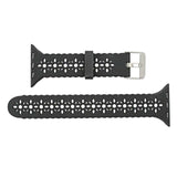 Black Lace Silicon Apple Watch Band